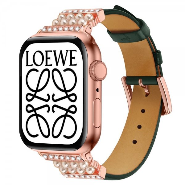 Apple Watch 44/45/46mm/Apple Watch Ultra Ranneke Helmet Vihreä