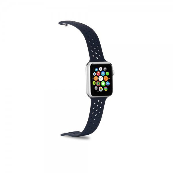 Celly Apple Watch 44/45/46mm ranneke, musta