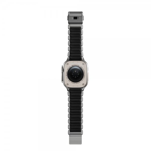 Nomad Apple Watch 44/45/46mm/Ultra 49mm ranneke Stratos Band Natural Musta