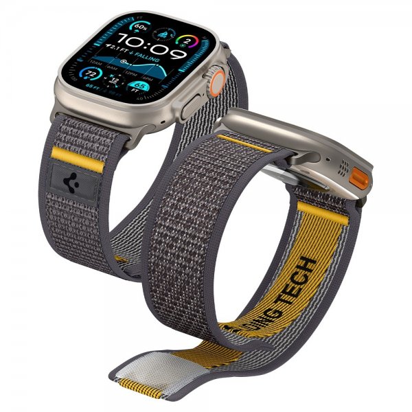 Spigen Apple Watch 44/45/46mm/Ultra 49mm ranneke Athlex Air Active Gray