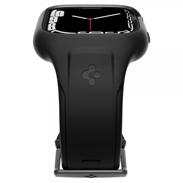 Spigen Apple Watch 45 mm kuori ja ranneke Liquid Air Pro, musta