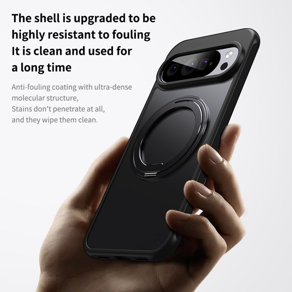 Google Pixel 11 Pro XL Kuori MagSafe rengas Musta