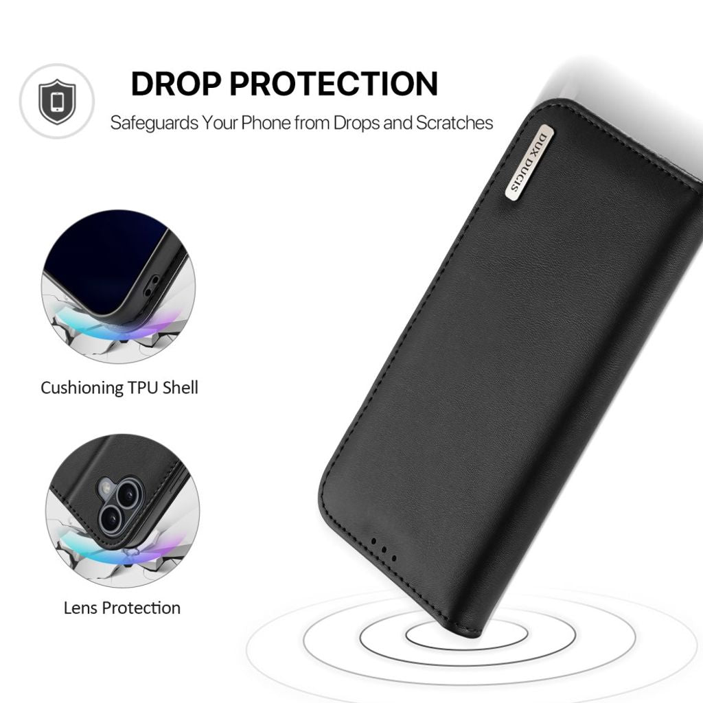 Dux Ducis iPhone 17 Kotelo Hivo Series Musta