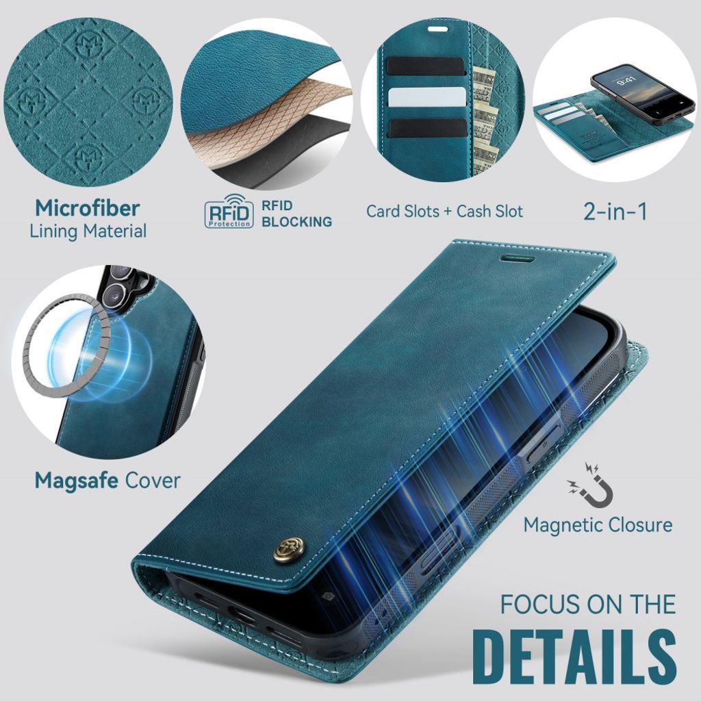 CaseMe iPhone 17 Kotelo C49 Series Vihreä