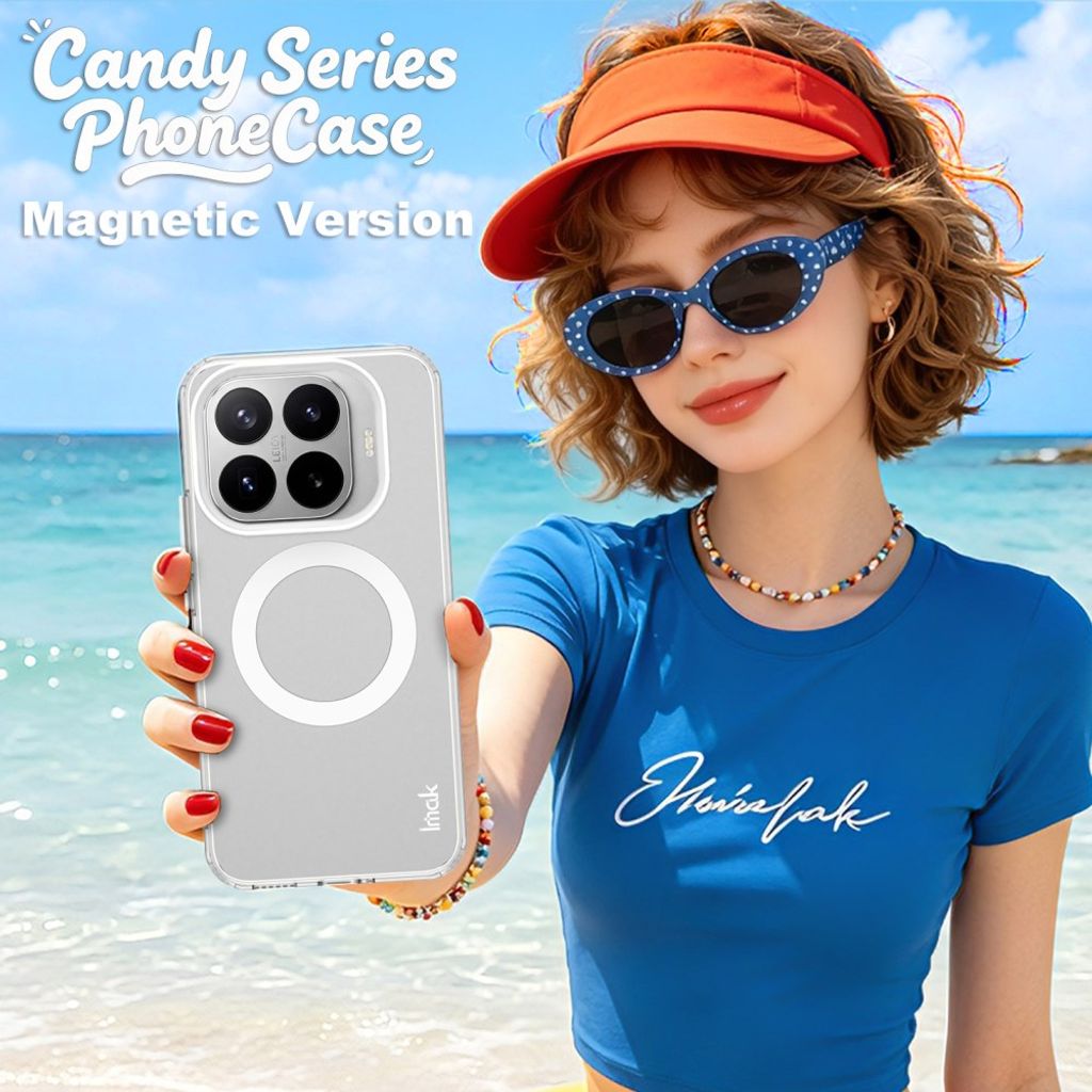 Imak Xiaomi 17T Kuori Candy Color MagSafe Valkoinen