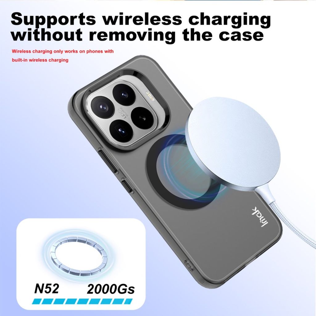 Imak Xiaomi 17T Kuori Candy Color MagSafe Musta