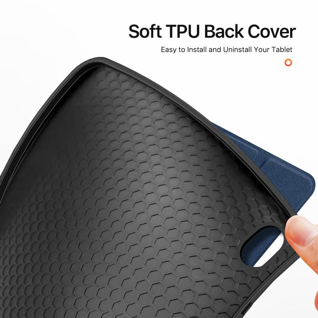 Dux Ducis Samsung Galaxy Tab S12 Plus Kotelo DOMO Series Sininen
