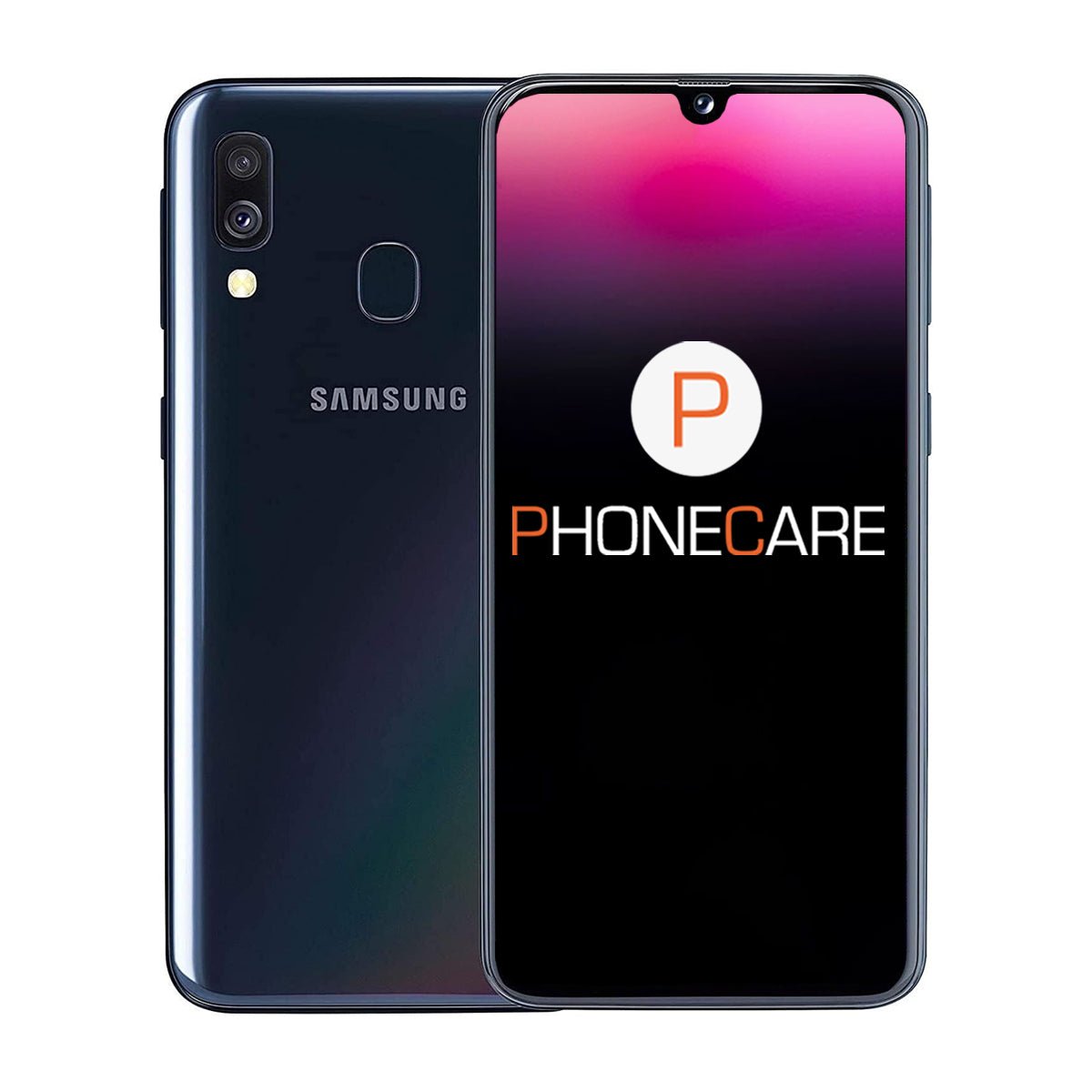 Käytetty Samsung Galaxy A40 (2019) Dual 64GB Musta – Erittäin hyväkuntoinen