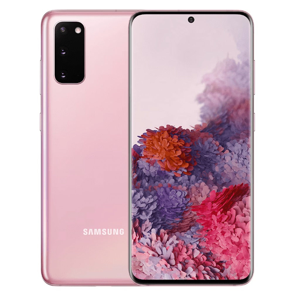 Käytetty Samsung Galaxy S20 128 Gt Vaaleanpunainen – Hyvä kunto