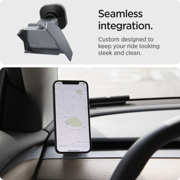 Spigen Autoteline Tesla OneTap MagSafe Dashboard Car Mount MagFit