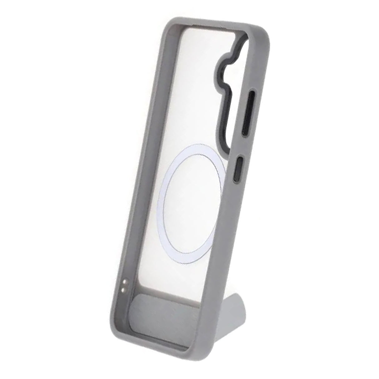 Samsung Galaxy S25 Kuori jalustalla MagSafe Harmaa
