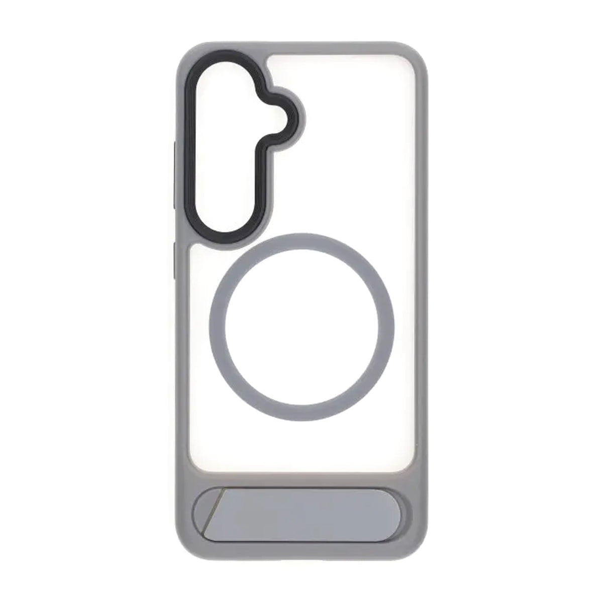Samsung Galaxy S25 Kuori jalustalla MagSafe Harmaa