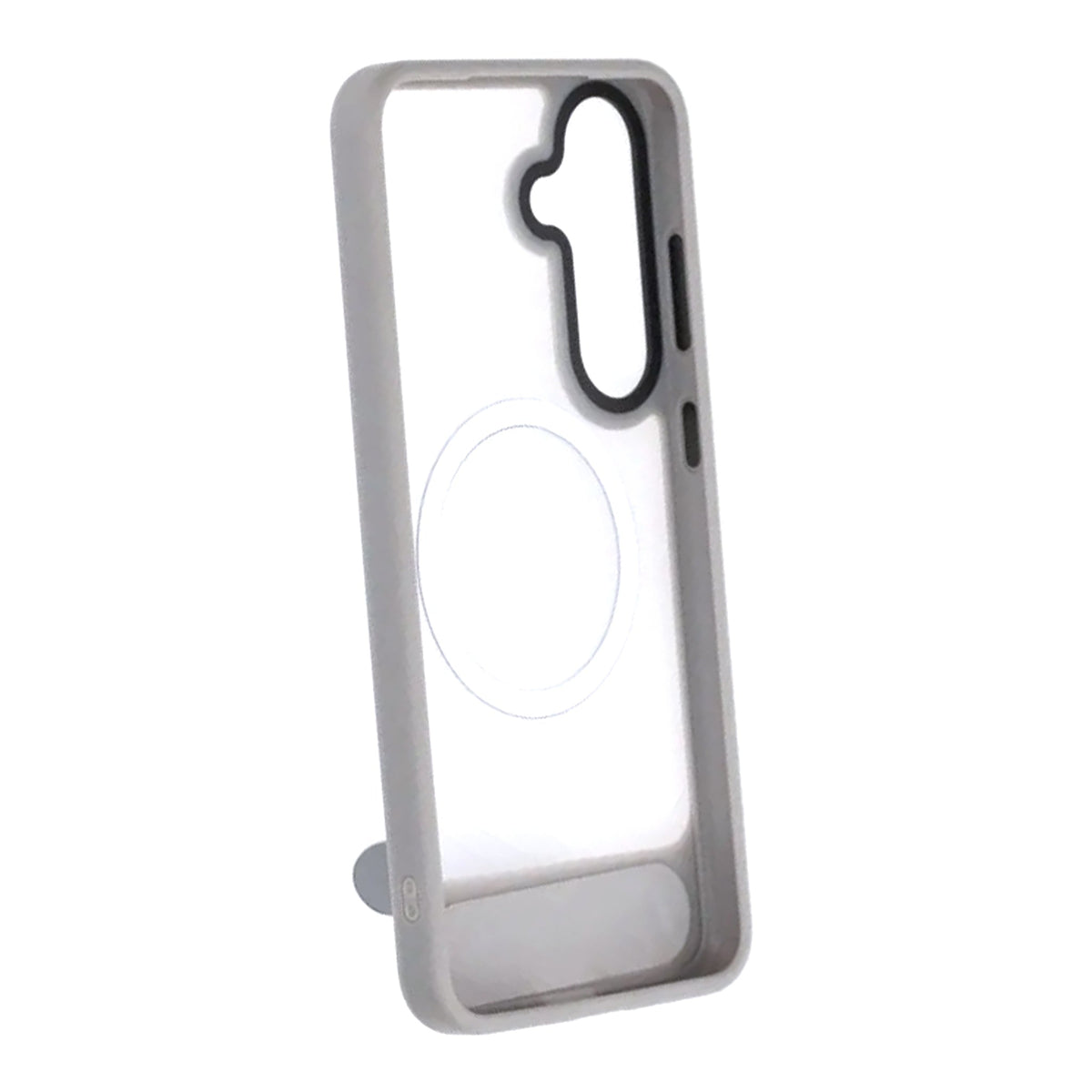Samsung Galaxy S25 Plus Kuori jalustalla MagSafe Harmaa