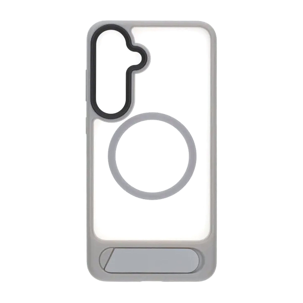 Samsung Galaxy S25 Plus Kuori jalustalla MagSafe Harmaa