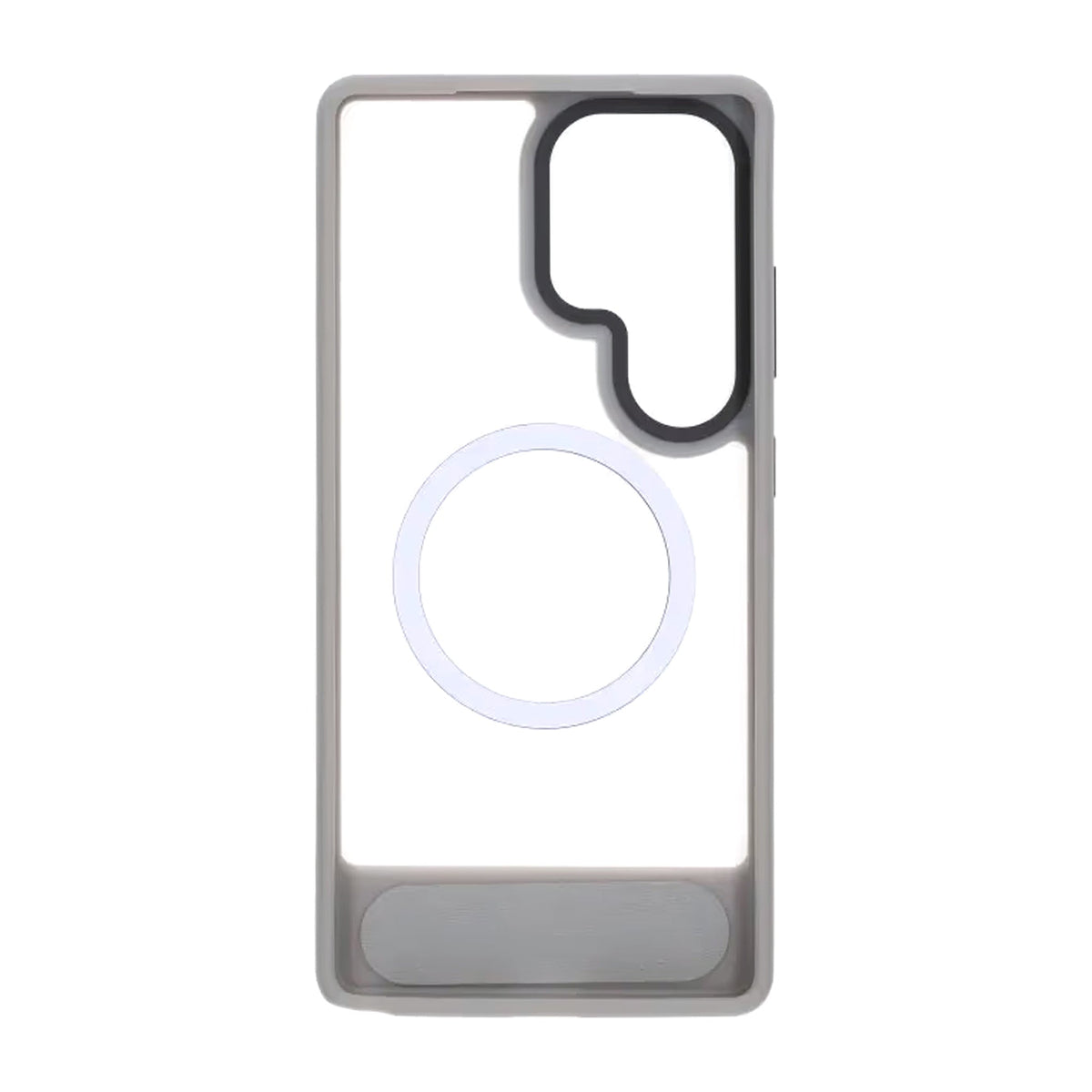 Samsung Galaxy S25 Ultra Kuori jalustalla MagSafe Harmaa