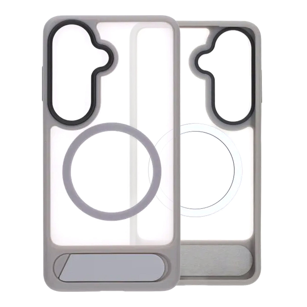 Samsung Galaxy S26 Kuori jalustalla MagSafe Harmaa