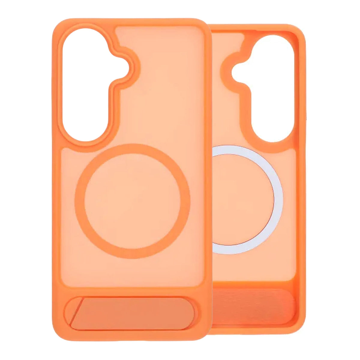 Samsung Galaxy S26 Kuori jalustalla MagSafe Oranssi
