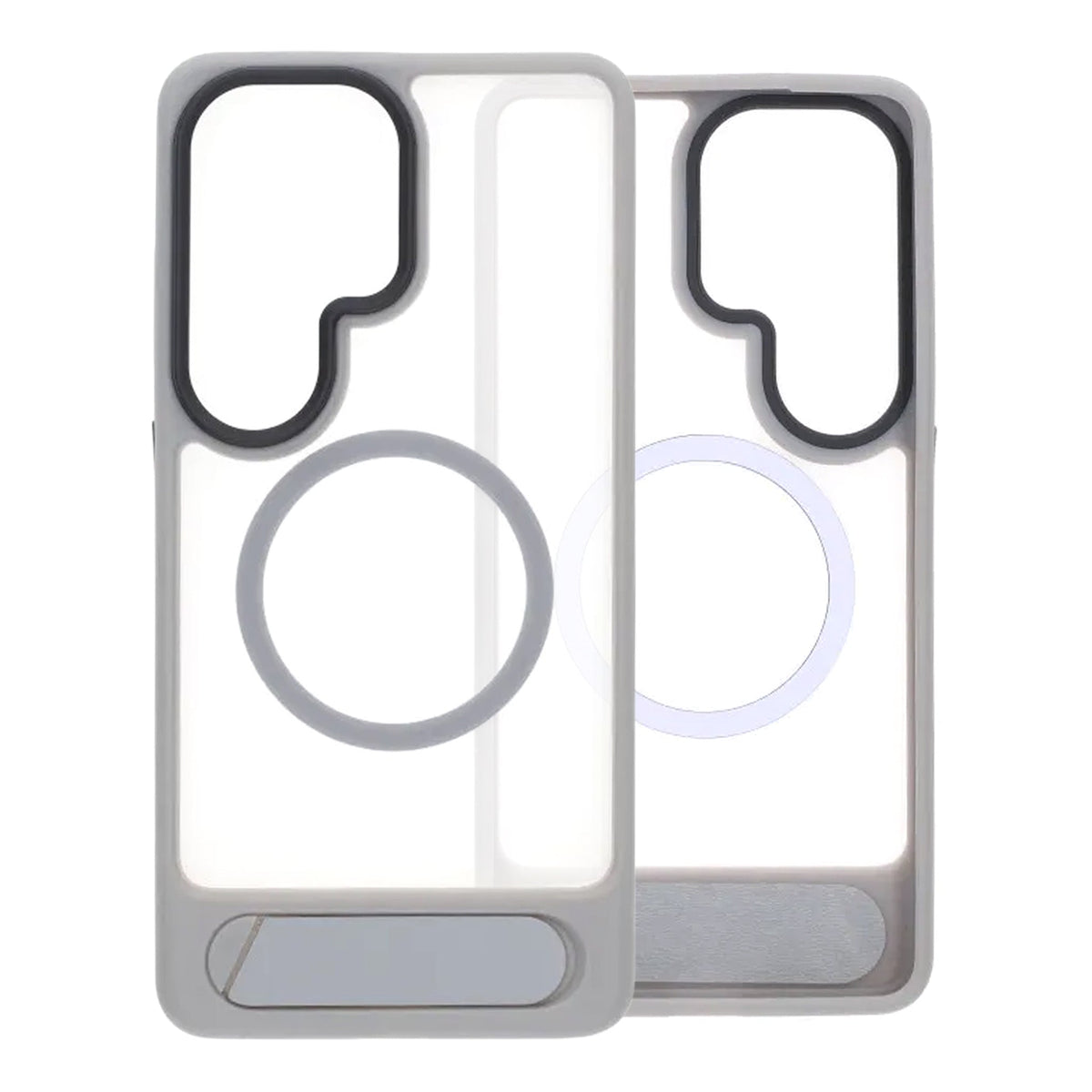 Samsung Galaxy S26 Ultra Kuori jalustalla MagSafe Harmaa