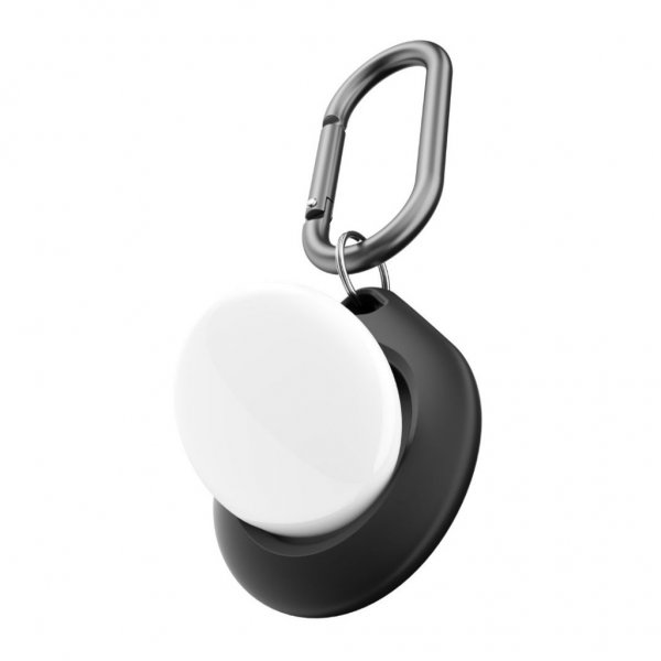 KeyBudz AirTag -suojakuori Secure Dock 4 kpl, musta