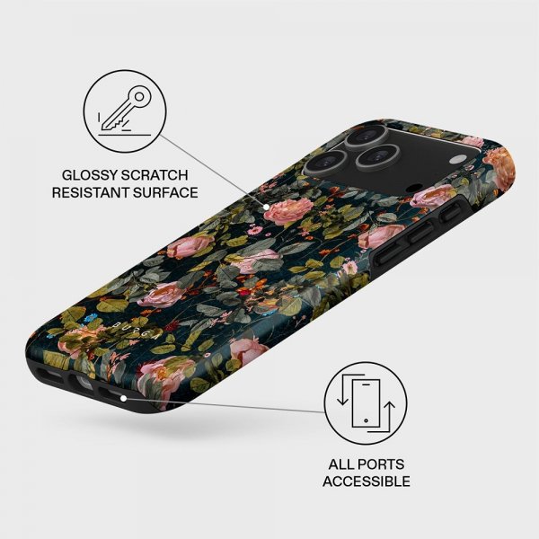 Burga iPhone 17 Pro Max kuori Tough MagSafe Bloomy Garden