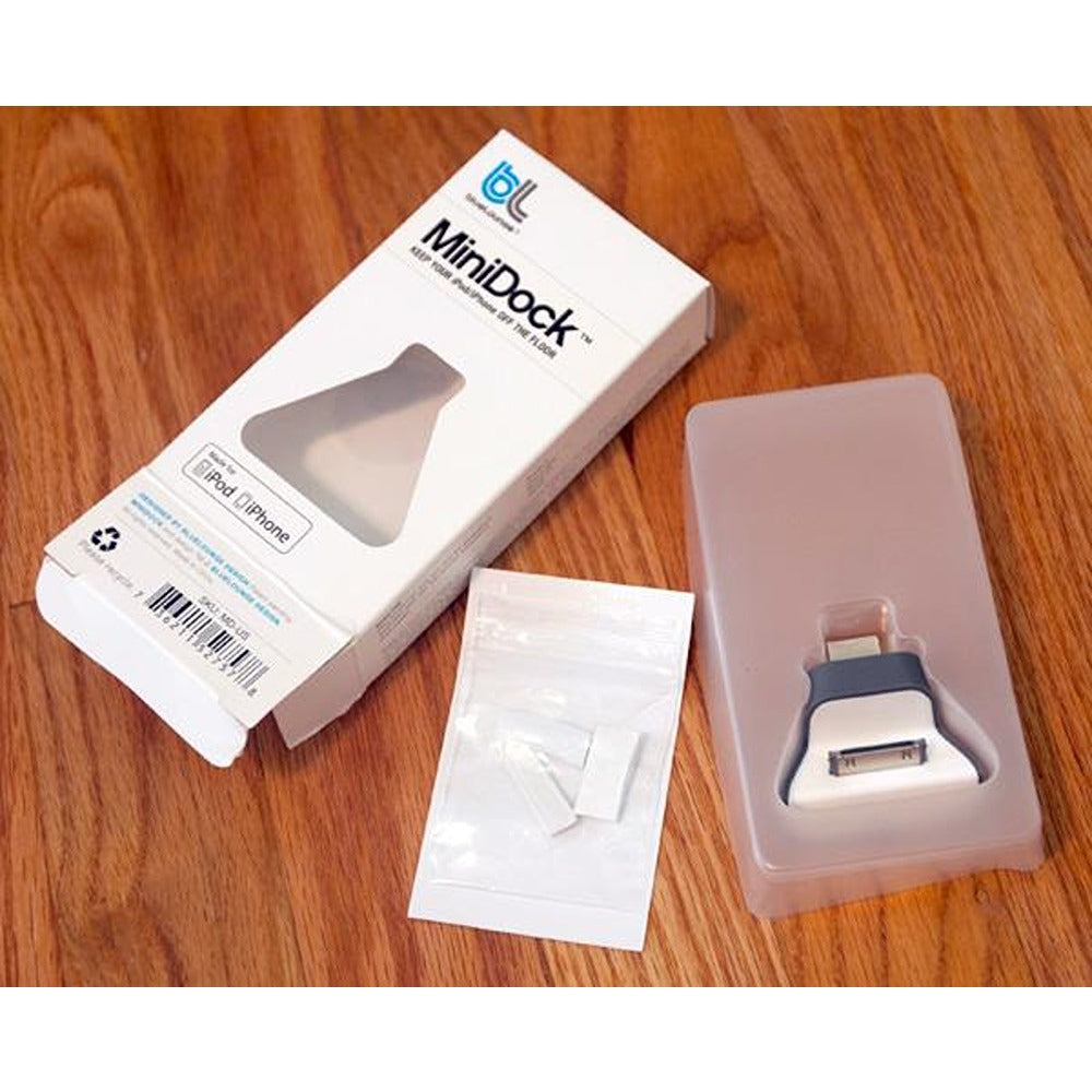 Bluelounge MiniDock 30-nastainen latausasema (iPhone 3. 3G. 3GS. 4. 4S)