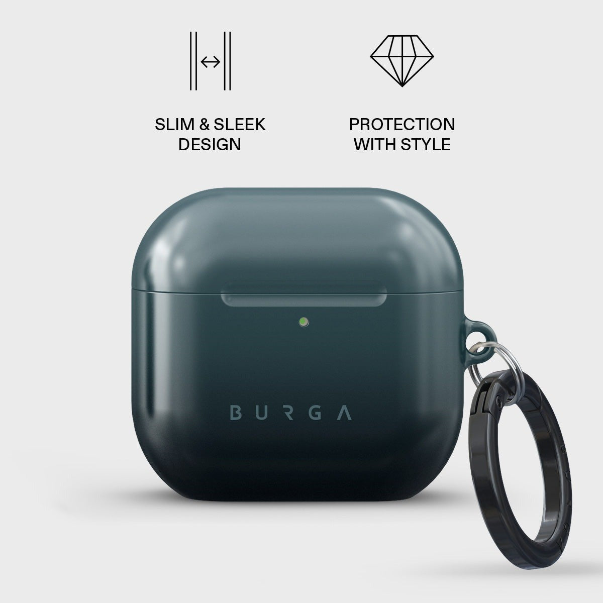 Burga AirPods 4 Kuori Design Black Hole