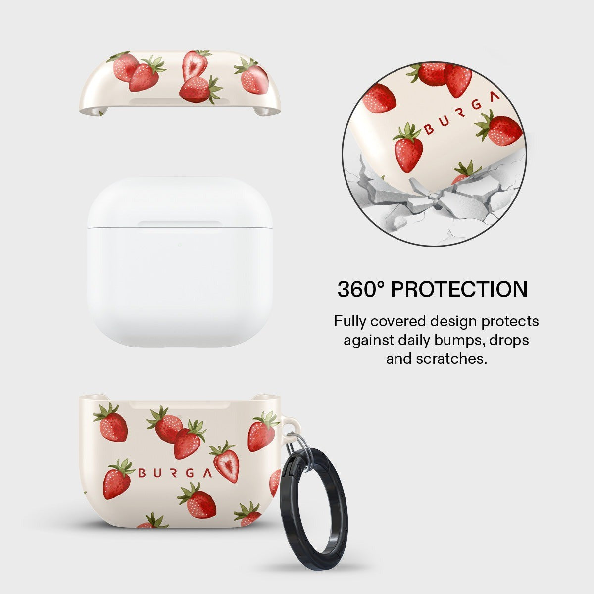 Burga AirPods 4 Kuori Design Freshly Picked