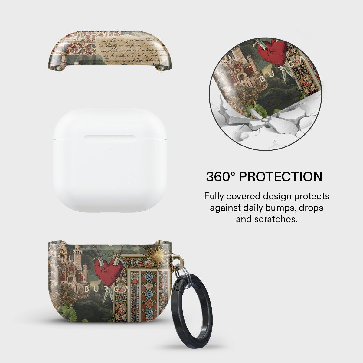 Burga AirPods 4 Kuori Design Oath