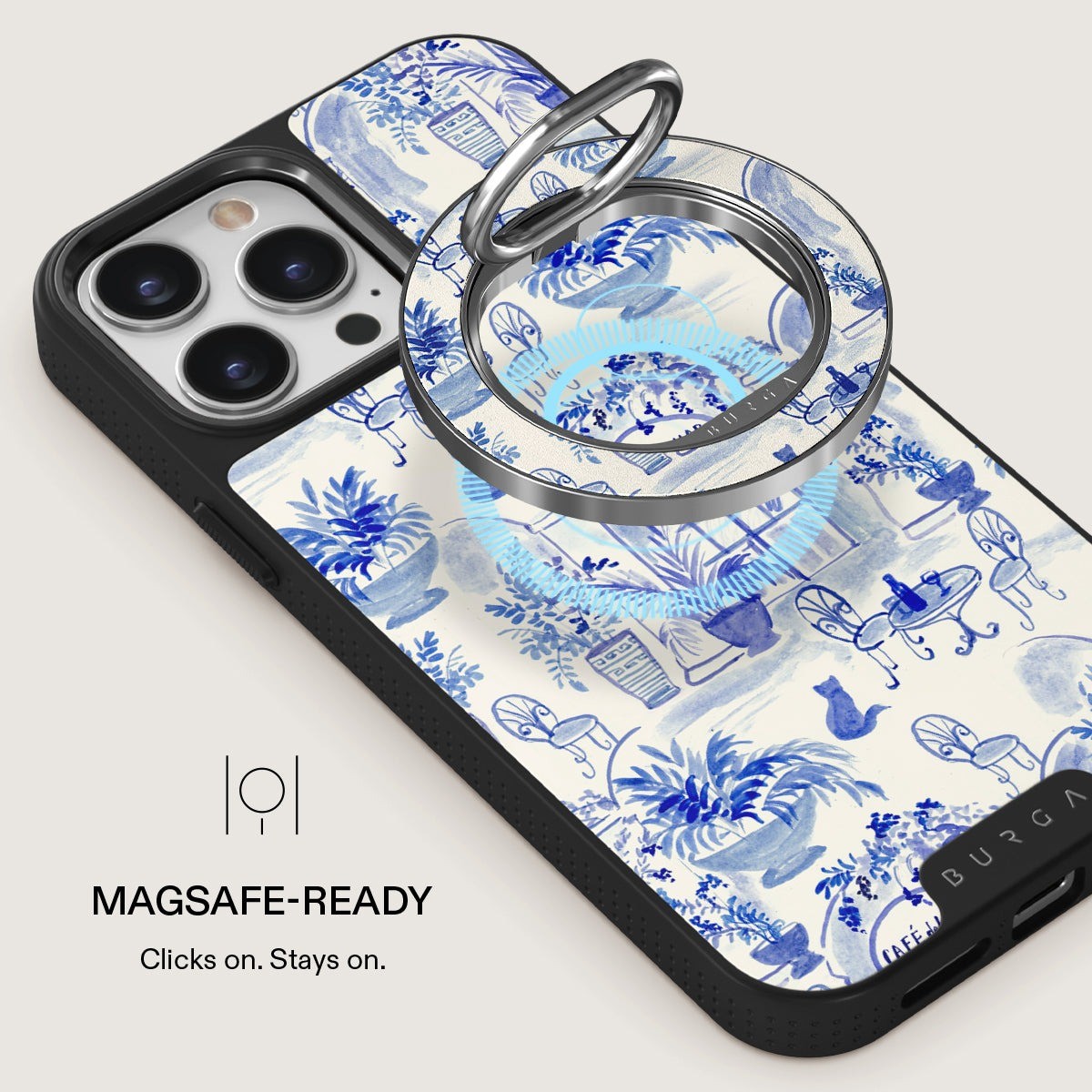 Burga Pidike Mobilring MagSafe Sobremesa Hopea