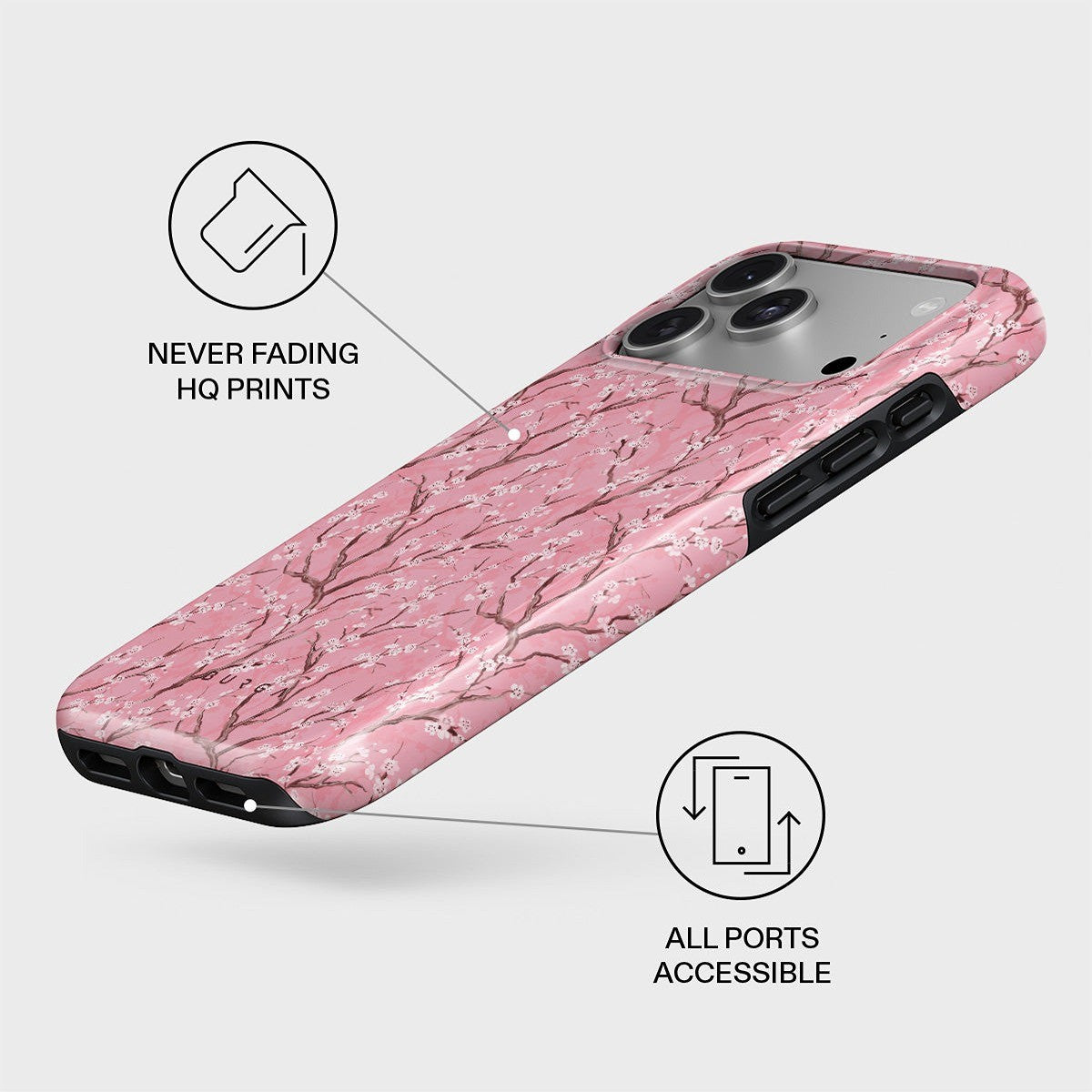 Burga iPhone 17 Pro Kuori Tough MagSafe Sakura