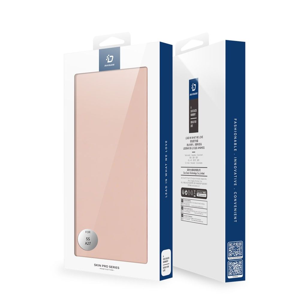 Dux Ducis Samsung Galaxy A27 Kotelo Skin Pro Series Vaaleanpunainen