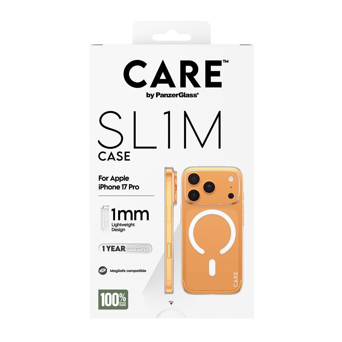 CARE by PanzerGlass iPhone 17 Pro Kuori SL1M MagSafe Kirkas