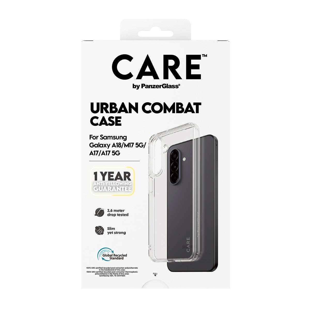CARE by PanzerGlass Samsung Galaxy A17/A18 Kuori Urban Combat Kirkas