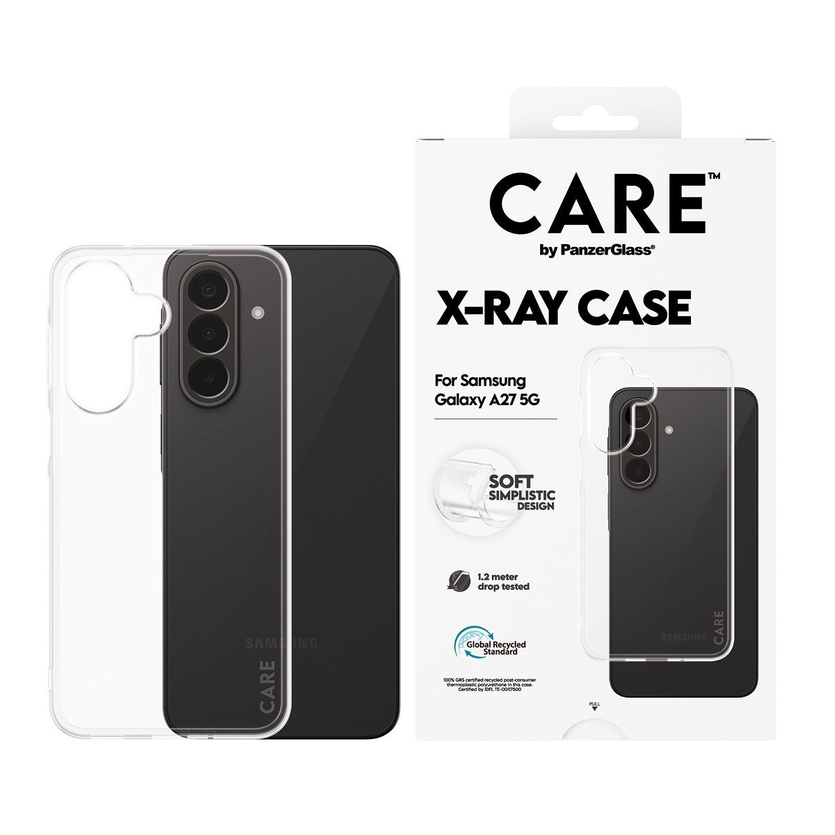 CARE by PanzerGlass Samsung Galaxy A27 Kuori X-Ray Kirkas