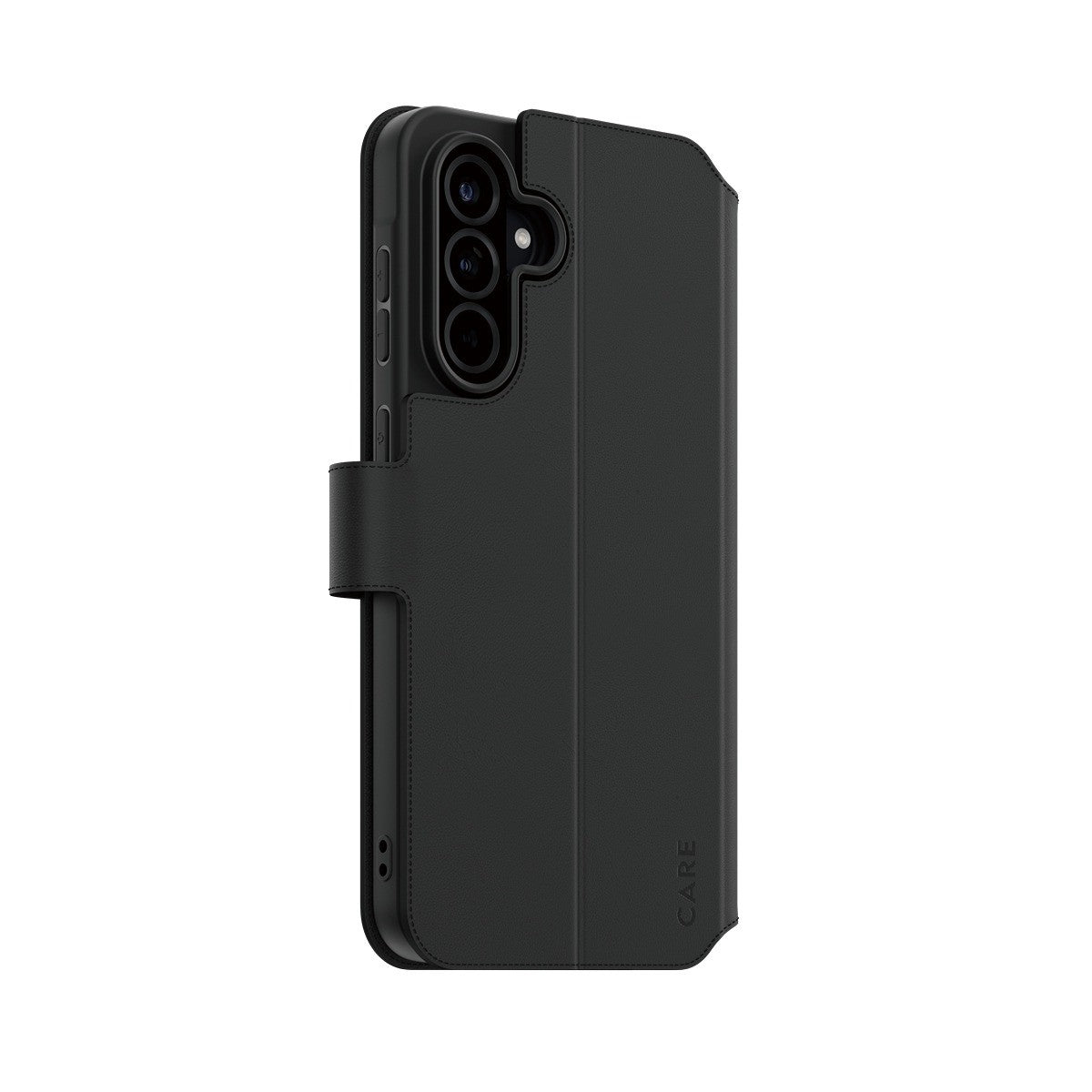 CARE by PanzerGlass Samsung Galaxy A36 Kotelo Wallet Kickstand Musta