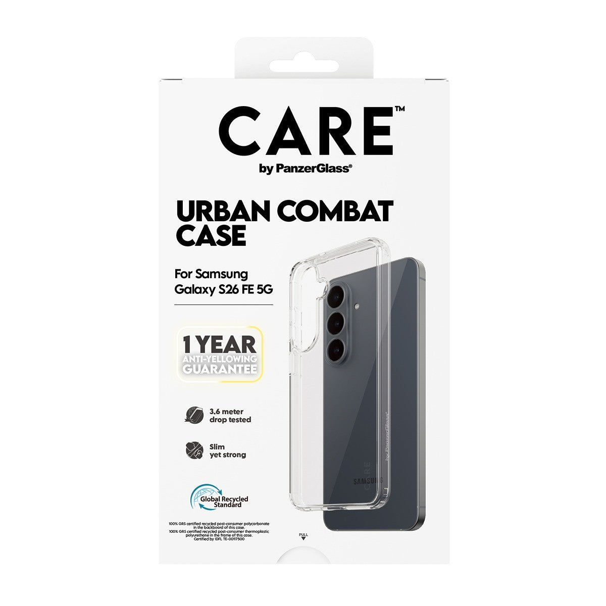 CARE by PanzerGlass Samsung Galaxy S26 FE Kuori Urban Combat Kirkas