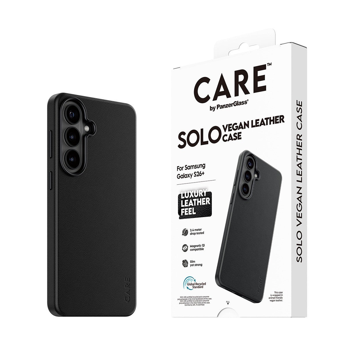 CARE by PanzerGlass Samsung Galaxy S26 Plus Kuori Solo MagSafe Musta