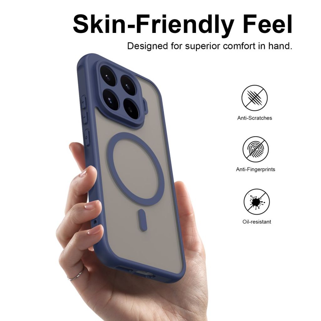 Xiaomi 17T Kuori Pesty MagSafe Sininen