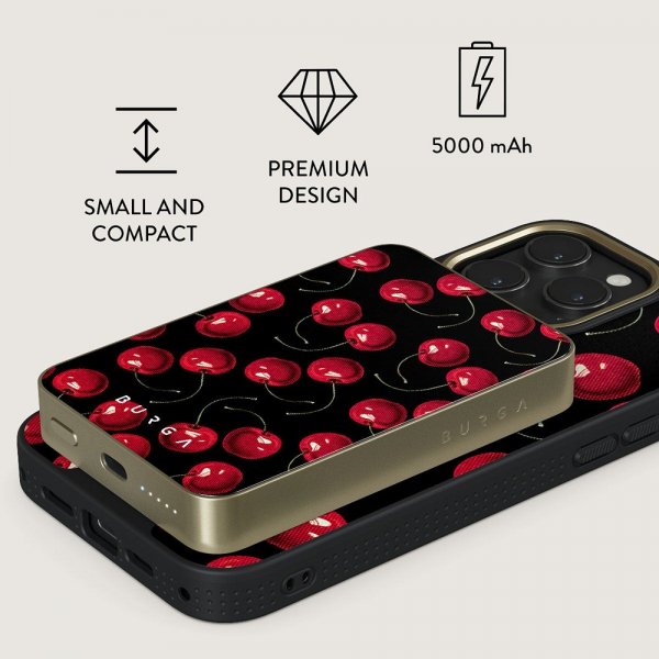 Burga Powerbank MagSafe 5000 mAh Cherrybomb Kulta