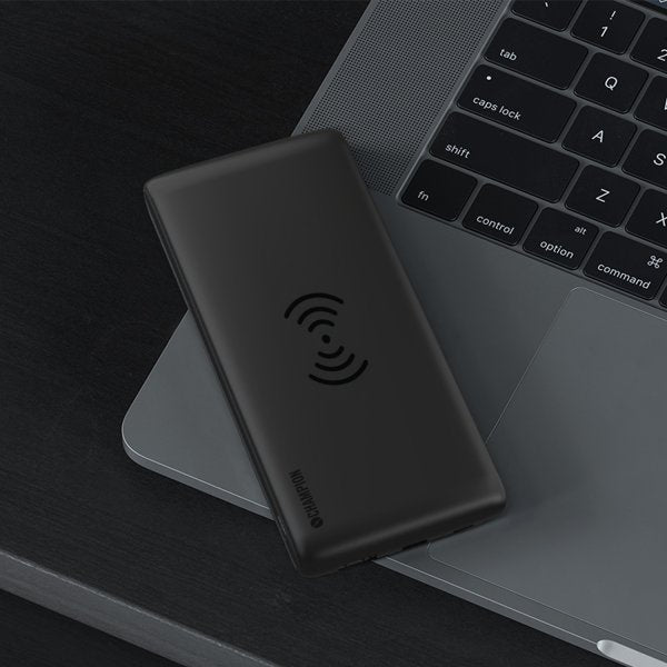 Champion Powerbank langattomalla latauksella 10 000 mAh 12W Musta