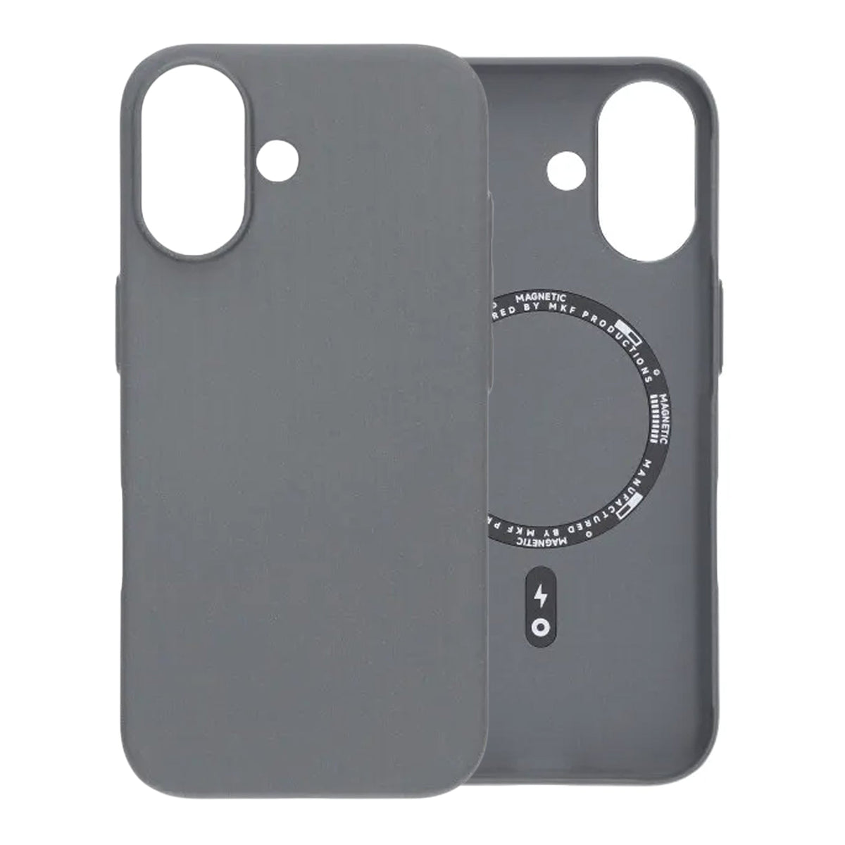 iPhone 17 Kuori Korrugerat MagSafe Harmaa