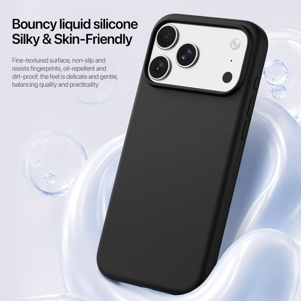Dux Ducis iPhone 17 Pro/iPhone 18 Pro Kuori Piel Series MagSafe Musta