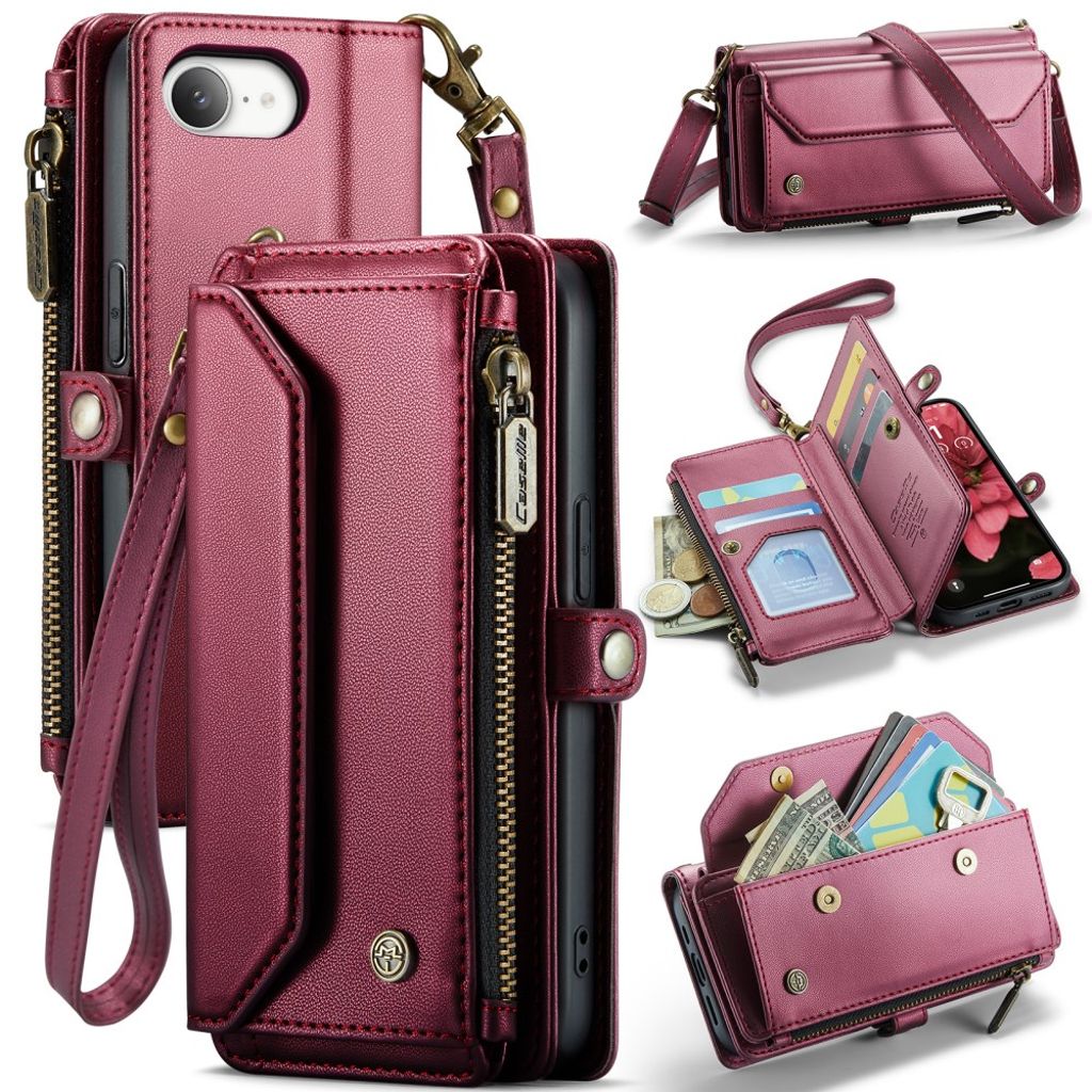 CaseMe iPhone 16e/iPhone 17e Kotelo C36 Series Punainen