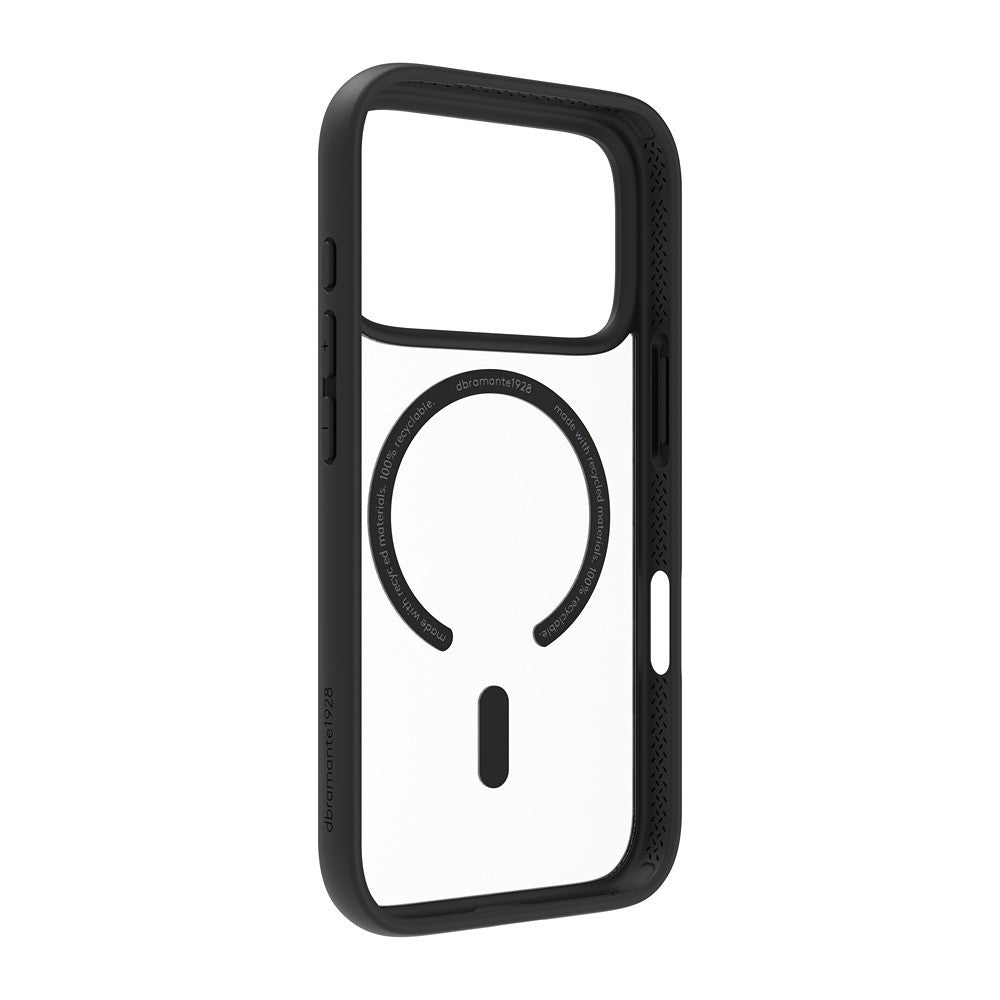 dbramante1928 iPhone 17 Pro/iPhone 18 Pro Kuori Grenen MagSafe Musta