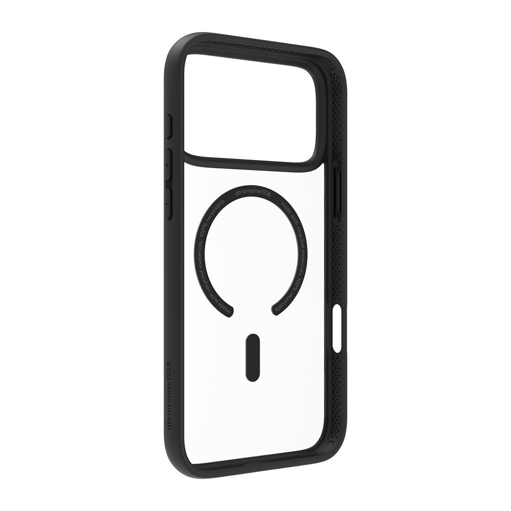dbramante1928 iPhone 17 Pro Max/iPhone 18 Pro Max Kuori Grenen MagSafe Musta