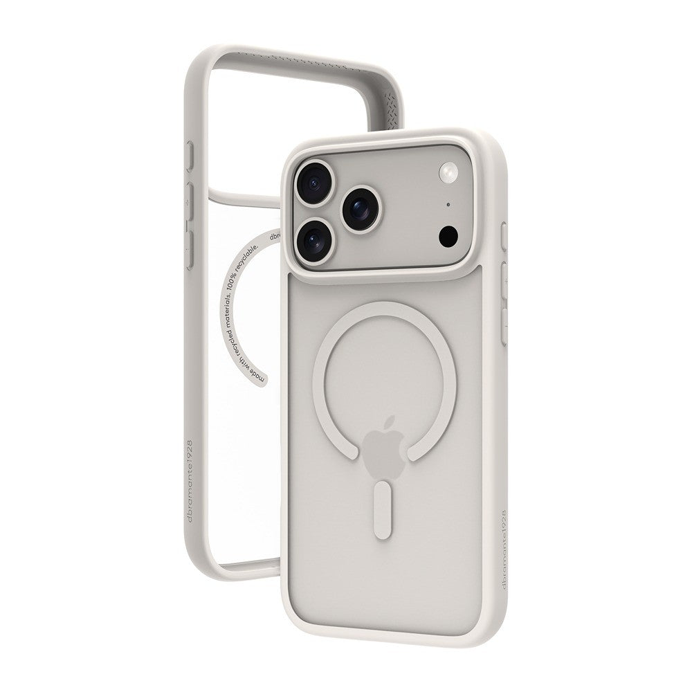 dbramante1928 iPhone 17 Pro Max/iPhone 18 Pro Max Kuori Grenen MagSafe Valkoinen