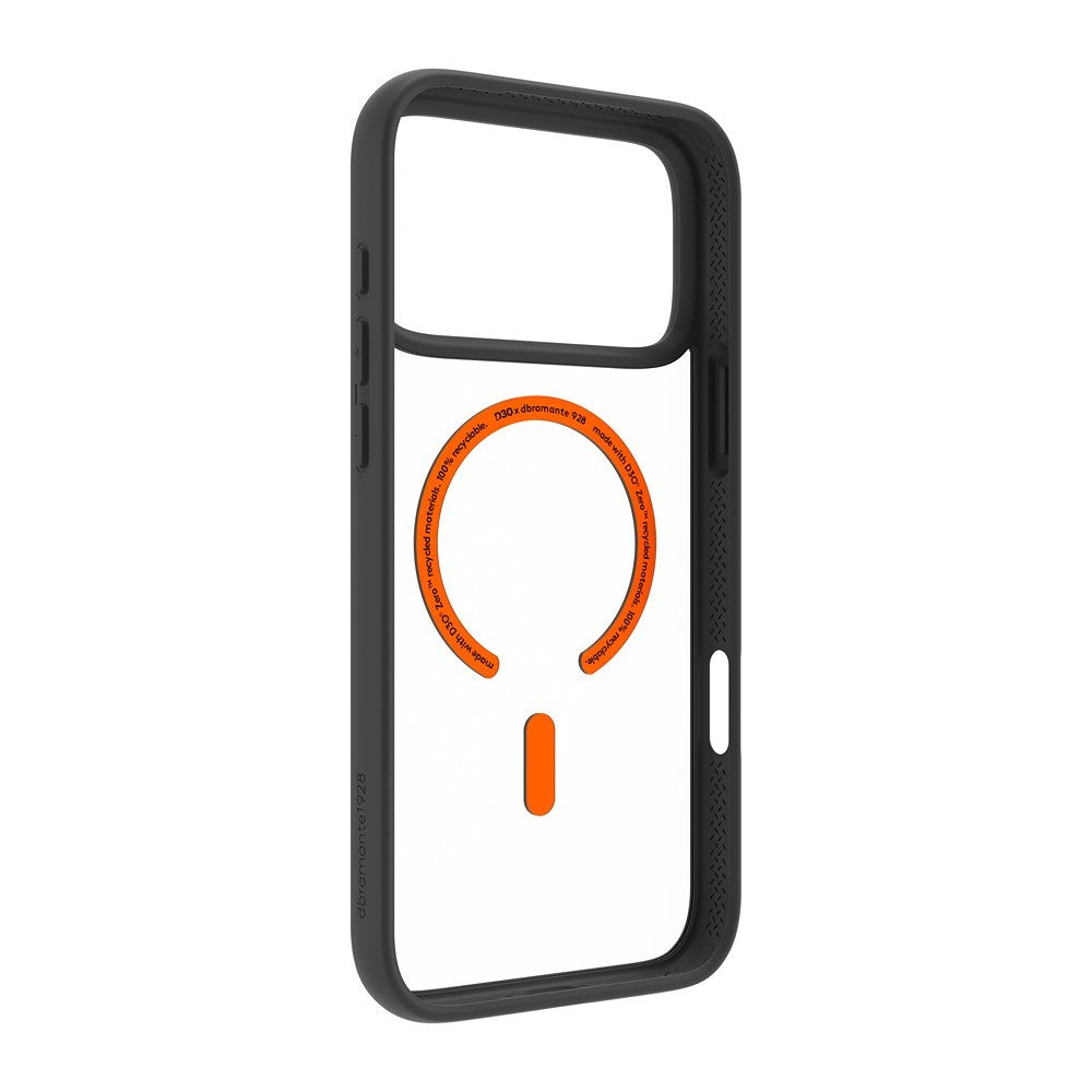 dbramante1928 iPhone 17 Pro Max/iPhone 18 Pro Max Kuori Grenen Ultra MagSafe Musta