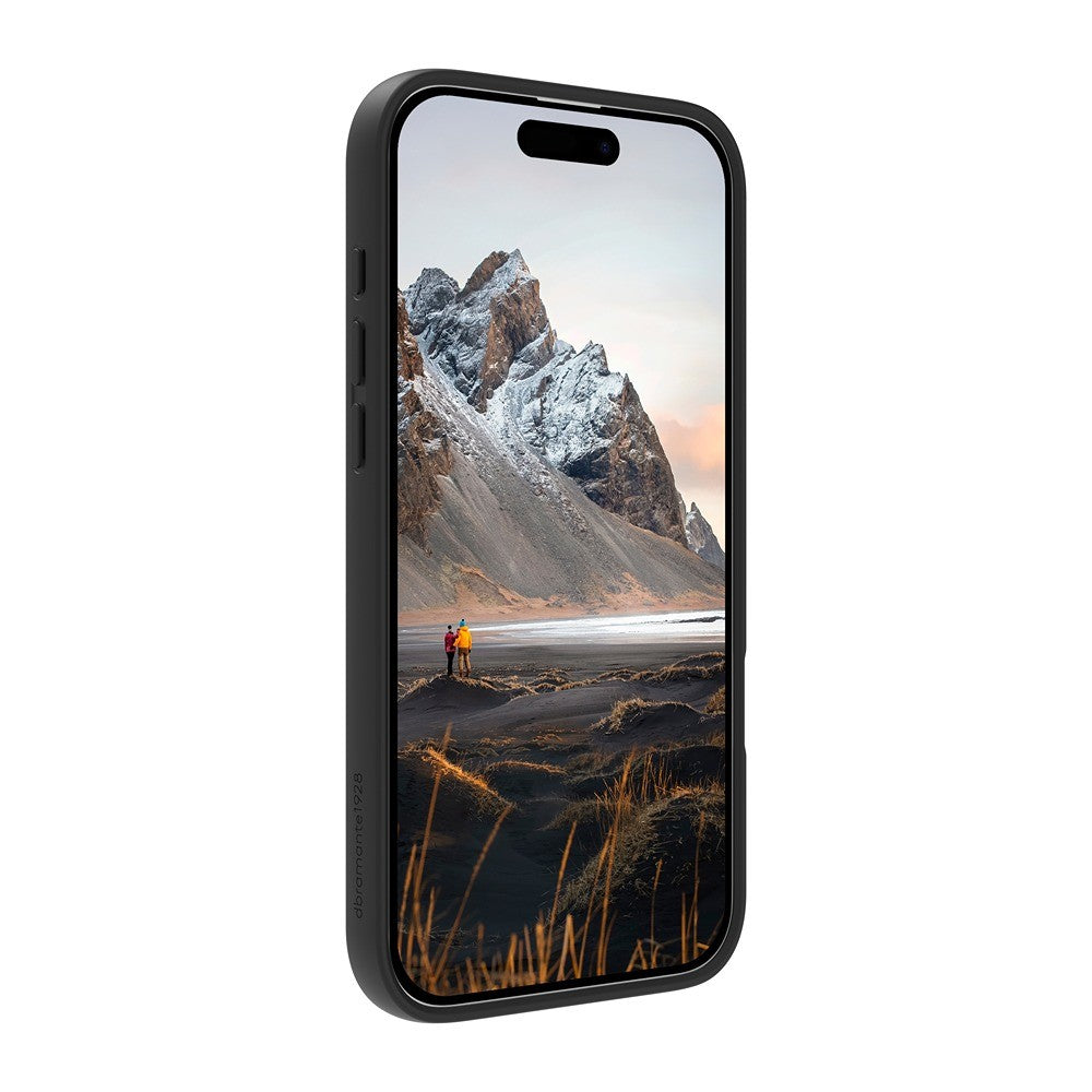 dbramante1928 iPhone 17 Pro Max/iPhone 18 Pro Max Kuori Iceland Ultra MagSafe Kick Musta