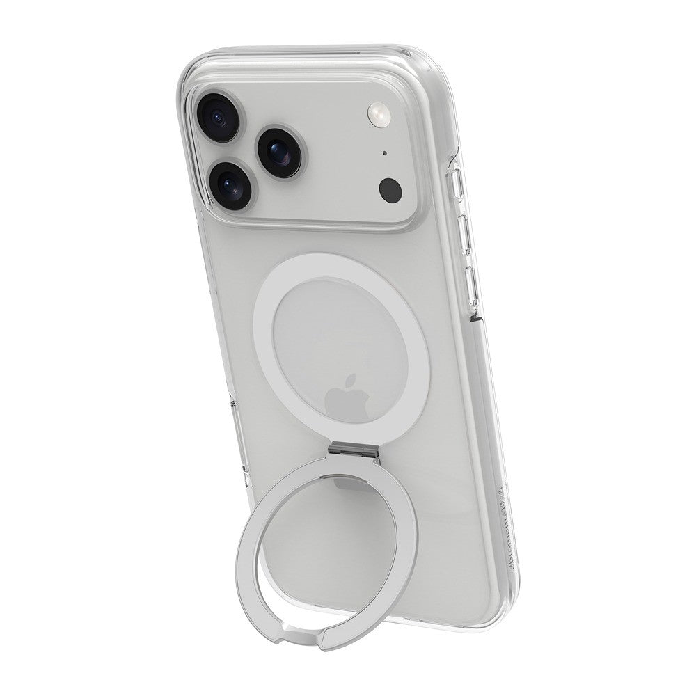 dbramante1928 iPhone 17 Pro Max/iPhone 18 Pro Max Kuori Iceland Ultra MagSafe Kick Kirkas