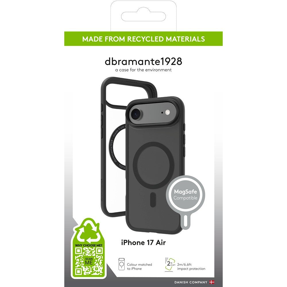 dbramante1928 iPhone Air Kuori Grenen MagSafe Musta